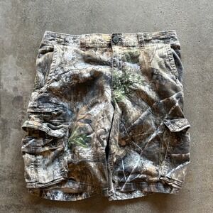 George Mens Camo Cargo Shorts Size 34 Casual‎ Outdoor Hunting